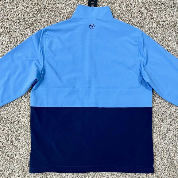 Puma Men’s Monterey Wind Golf Jacket Blue, Size Medium (New) - Picture 11 of 16